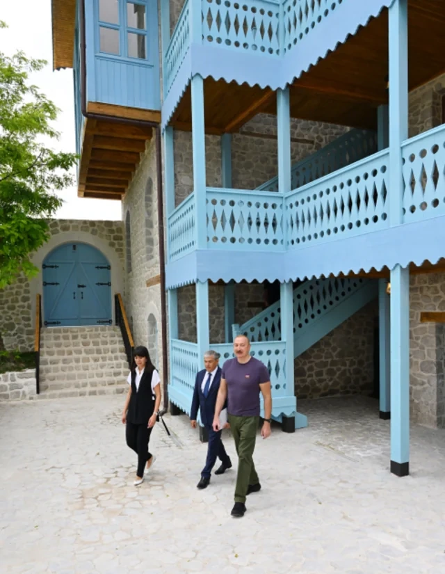 Şuşada "Sadıqcanın evi"nin bərpadan sonra açılışı olub - FOTO