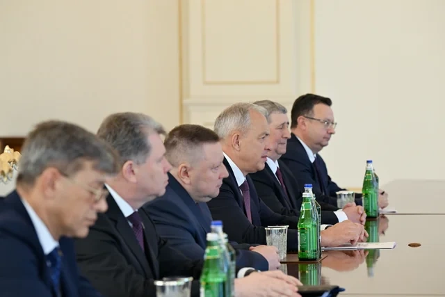 İlham Əliyev Belarus Milli Assambleyası Nümayəndələr Palatasının sədrini qəbul edib - FOTO