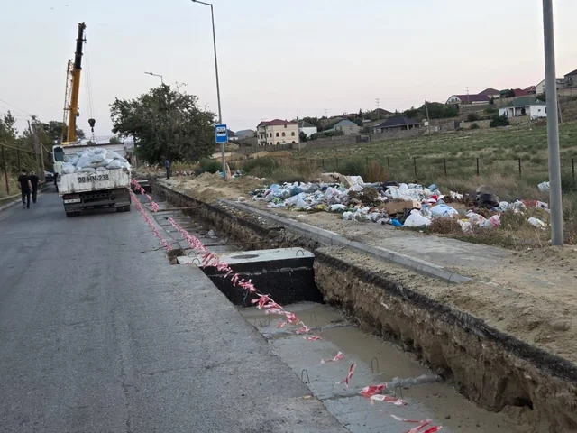 Mehdiabad-Pirşağı yolunda antisanitar vəziyyət: Vətəndaşlar çətinlik çəkirlər - FOTO