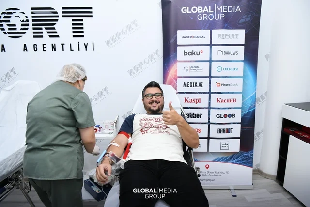 "Global Media Group" talassemiyalı xəstələr üçün qanvermə aksiyası keçirib - FOTO - VİDEO