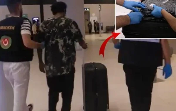 İstanbul aeroportunda sərnişinin çamadanından çıxanlar hamını şoka saldı - FOTO