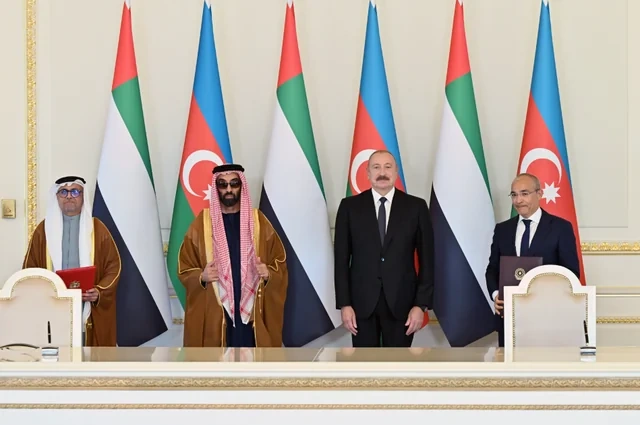İlham Əliyev Birləşmiş Ərəb Əmirliklərinin milli təhlükəsizlik müşavirini qəbul edib - FOTO