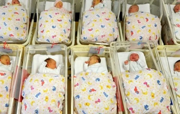 Almaniyada doğum son 80 ilin ən aşağı həddinə düşüb