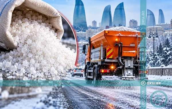 Bakıda qarlı havalara görə milyonluq hazırlıqlar başladı