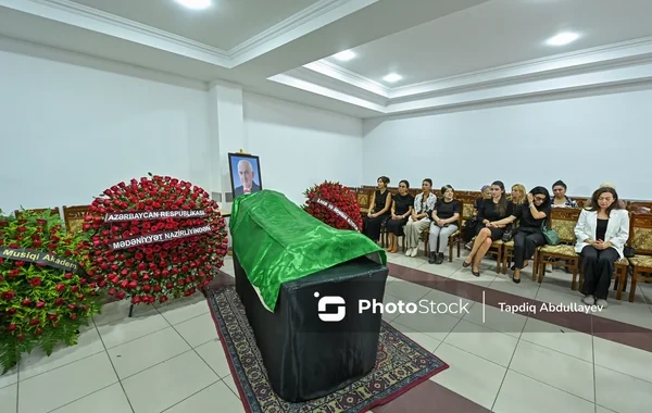 Xalq artisti Tofiq Bakıxanovla vida mərasimi keçirilir - FOTO - VİDEO