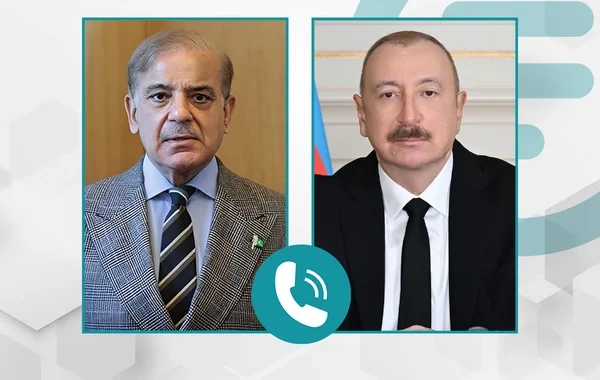 Prezident İlham Əliyevlə Pakistanın Baş naziri Məhəmməd Şahbaz Şərif arasında telefon danışığı olub