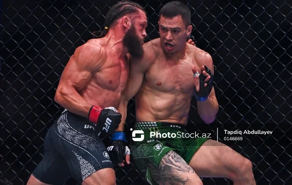 "UFC Fight Night Baku": Rafael Fiziyev əsas döyüşdə nokautla qələbə qazandı - VİDEO