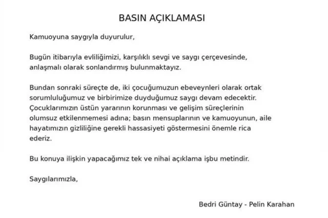 Türkiyəli məşhur aktrisa 12 illik evliliyinə son qoydu - FOTO