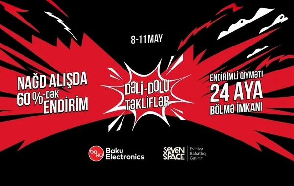 "Dəli-Dolu təkliflər" ilə "Baku Electronics"də alış-verişin həyəcanlı dörd günü başlayır