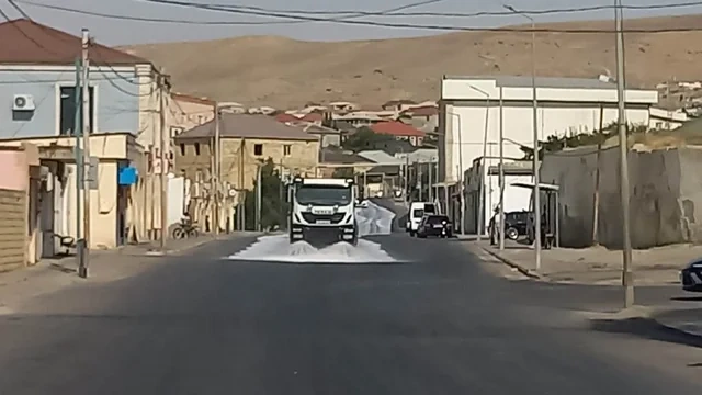 Bakıda böyük təmizlik - FOTO