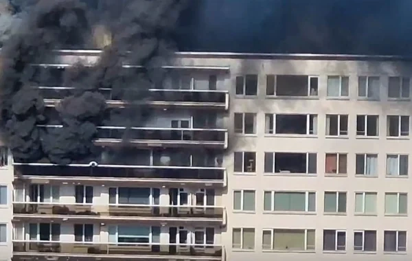 Belçikada yaşayış binasında dəhşətli yanğın: Ölənlər və xəsarət alanlar var - VİDEO