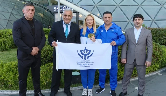 Qadınlar arasında karate üzrə Avropa çempionu Mədinə Sadıqova: "Məni dəstəkləyən hər kəsə təşəkkür edirəm"