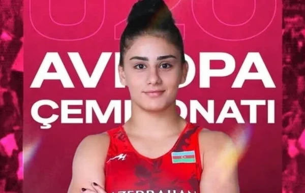 Azərbaycanlı qadın güləşçi Avropa çempionatında gümüş medal qazandı