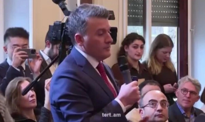 Səfirimizin Paşinyana ermənicə salamı rezonans yaratdı - Video