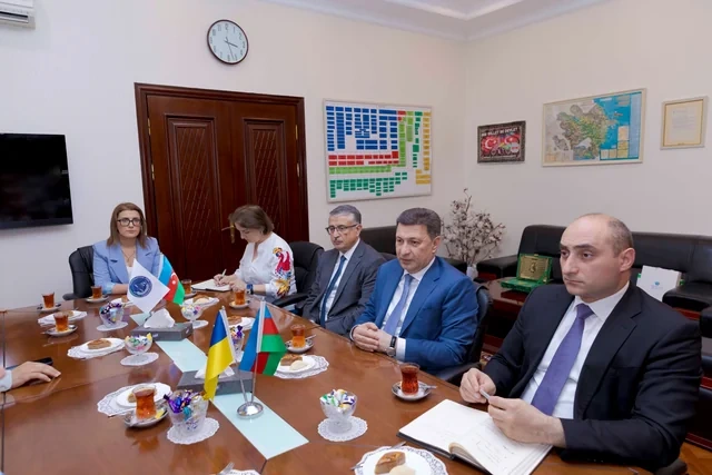 Azərbaycan Tibb Universitetində Xarkov Milli Tibb Universitetinin nümayəndə heyəti ilə görüş keçirilib