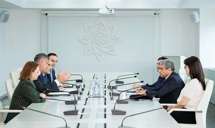 Nazirlikdə Cio Kristofoli ilə görüş... - Foto