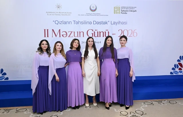"Qızların təhsilinə dəstək" layihəsinin II Məzun Günü keçirilib - FOTO
