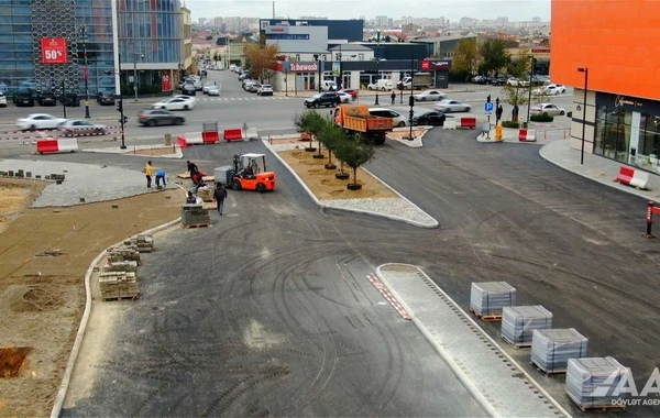 Bakıda yeddi ay əvvəl təmirə bağlanan mərkəzi küçələrdən birində İŞLƏR YEKUNLAŞIR