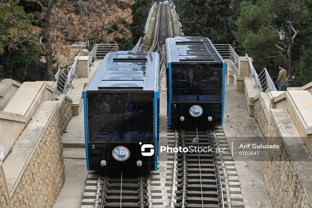 Bakı funikulyorunun 66 yaşı tamam olur - FOTO