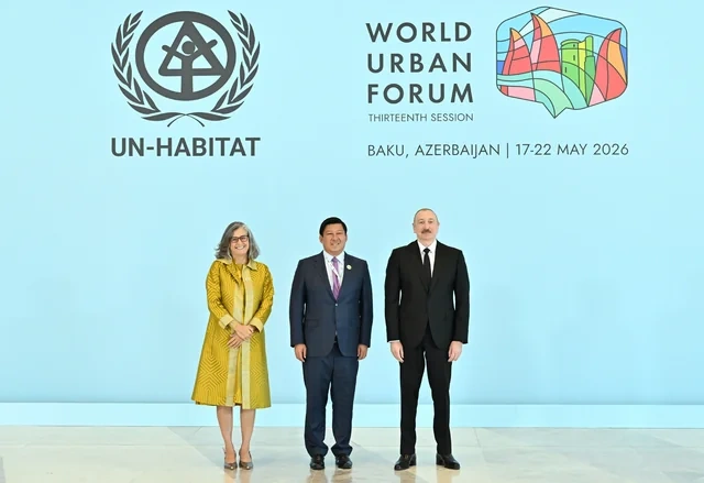 Bakıda Ümumdünya Şəhərsalma Forumunun 13-cü Sessiyasının açılış mərasimi keçirilir - FOTO - CANLI