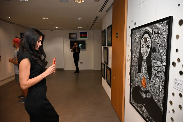 Madriddə MAMA "Ana təbiət" beynəlxalq incəsənət sərgisinin açılışı olub - FOTO
