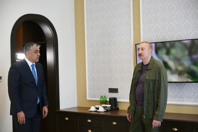 Prezident "Xankəndi" hotelinin açılışında iştirak edib - FOTO