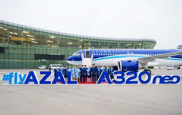 AZAL-ın donanmasına yeni "Airbus A320neo" əlavə olundu - FOTO - VİDEO