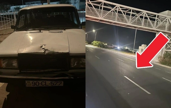 Yorğun olduğunu deyib piyada keçidindən istifadə etməyən ana və körpəsini maşın vurub öldürdü