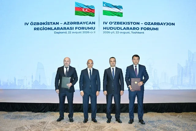 Özbəkistan-Azərbaycan Regionlararası Forumu keçirilib - FOTO