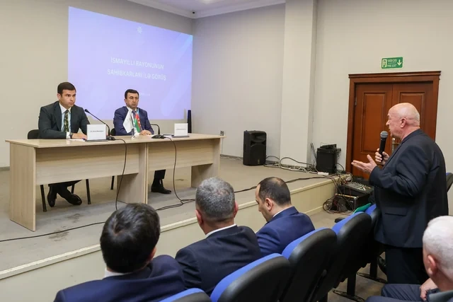 İsmayıllıda sahibkarlığın inkişafına dair görüş təşkil olunub - FOTO