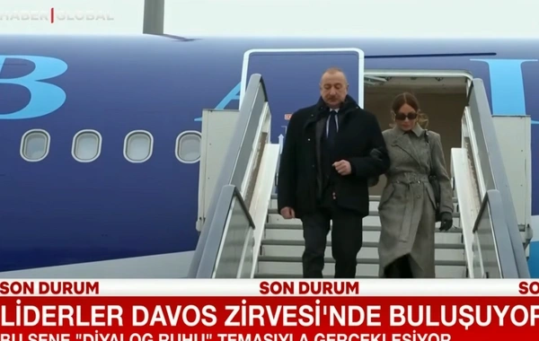 "Haber Global": İlham Əliyev Davosda dünya liderləri ilə bir araya gəlir