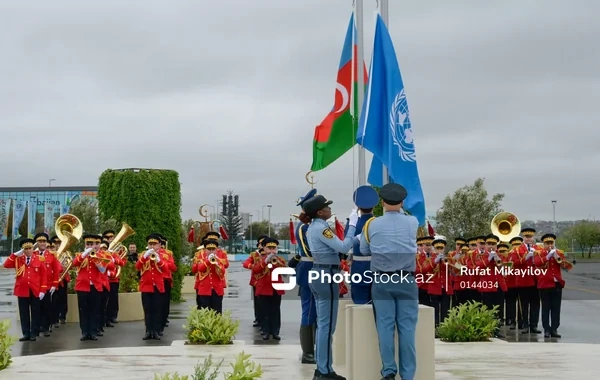 Ümumdünya Şəhərsalma Forumunun bayraqqaldırma mərasimi keçirilib - FOTO - VİDEO