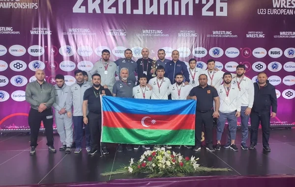 Azərbaycanın sərbəst güləş komandası Avropa çempionatında ikinci oldu