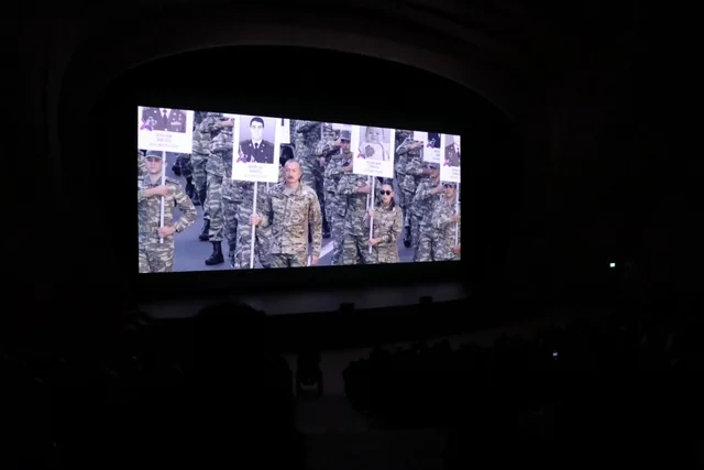 "44" bədii filminin premyerası baş tutub: Arzu Əliyeva və Alyona Əliyeva təqdimatda iştirak ediblər - Foto