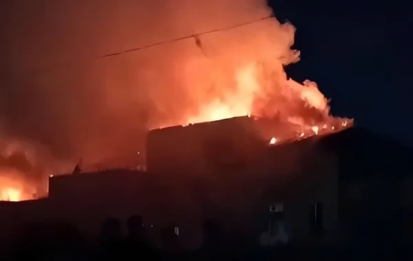 Bakıda güclü YANĞIN - VİDEO