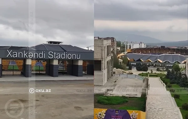 Xankəndi stadionunun son halı - EKSKLÜZİV GÖRÜNTÜLƏR