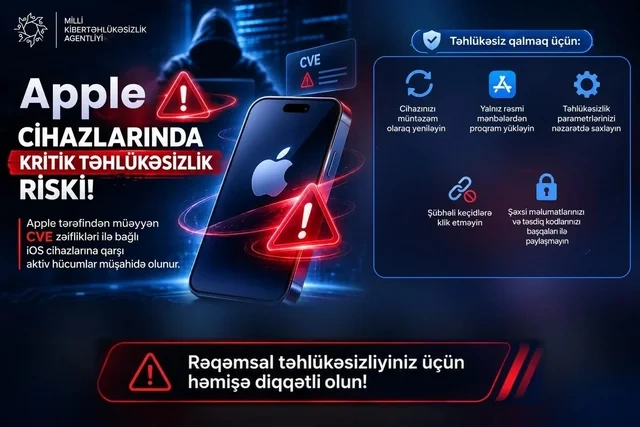 Azərbaycanda "Apple" istifadəçilərinin hesabları kütləvi şəkildə ələ keçirilir - Foto