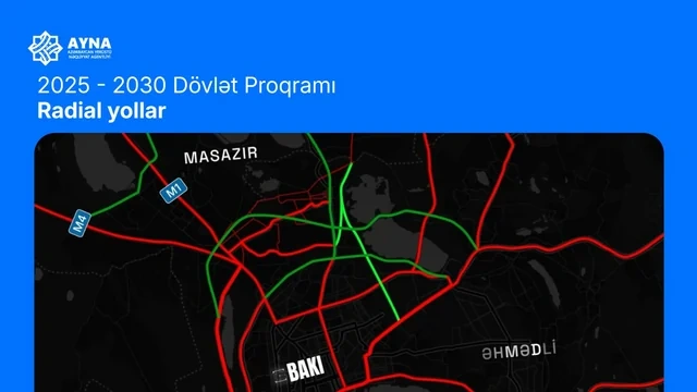 Bakı və Abşeronda yeni yollar salınacaq: Prospektlər birləşəcək - FOTO - VİDEO