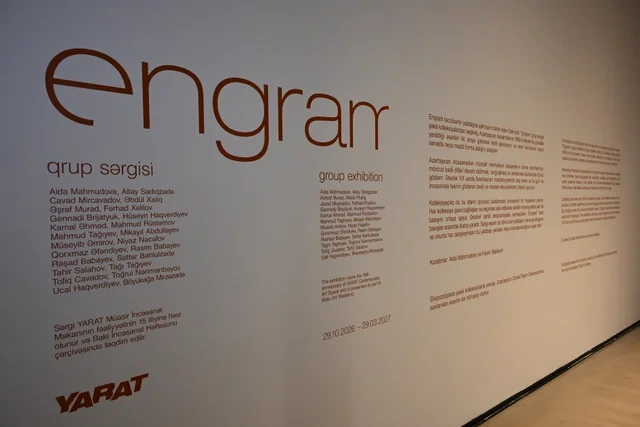 Azərbaycan Rəngkarlığı Muzeyində "ENQRAM" sərgisi açılıb - Foto