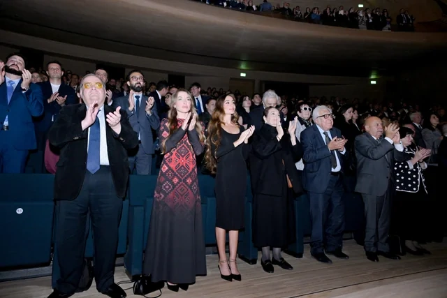 "44" bədii filminin premyerası baş tutub: Arzu Əliyeva və Alyona Əliyeva təqdimatda iştirak ediblər - Foto