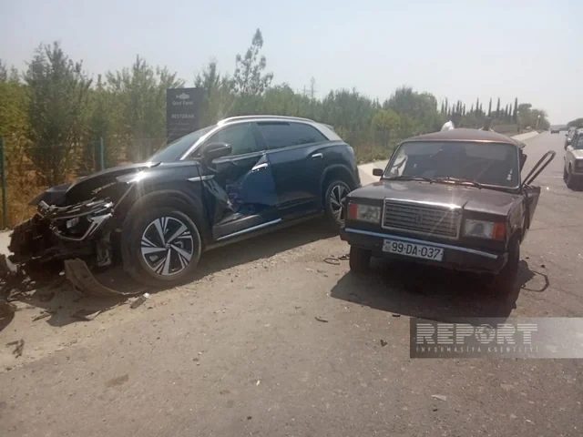 İsmayıllıda zəncirvari AVTOQƏZA: Xəsarət alanlar var - FOTO