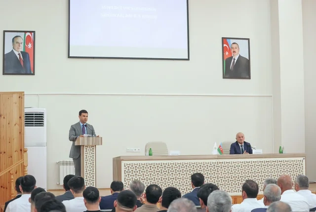 Sahibkarlarla növbəti görüş Mingəçevir şəhərində təşkil olunub - FOTO
