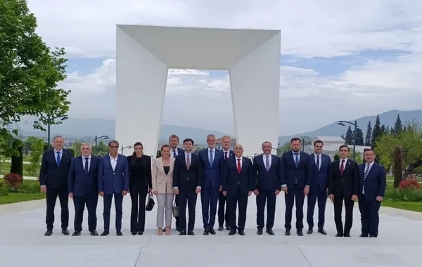 Rixard Raşi Xankəndidə quruculuq işləri ilə tanış olub - FOTO