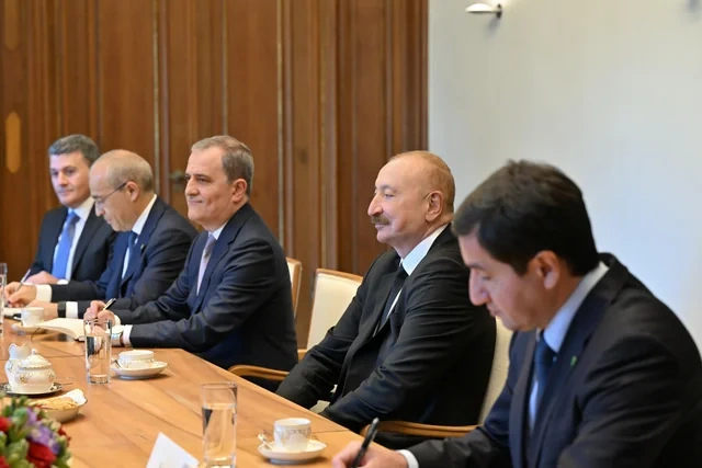 İlham Əliyevin Frank-Valter Ştaynmayer ilə geniş tərkibdə görüşü olub - FOTO