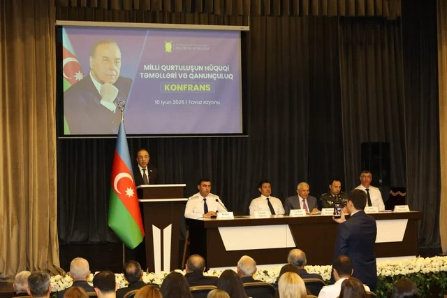 Baş Prokurorluğun təşkilatçılığı ilə Tovuzda konfrans keçirilib - FOTO