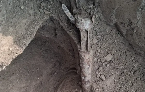 Ağdamda Birinci Qarabağ müharibəsindən qalan hərbi sursat aşkarlandı - FOTO