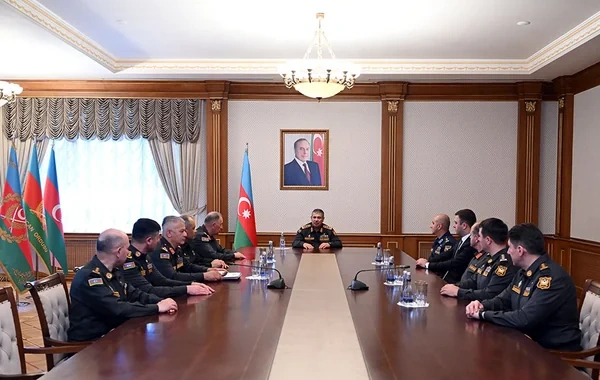 Zakir Həsənov yeni generallara rütbələrini təqdim etdi - FOTO