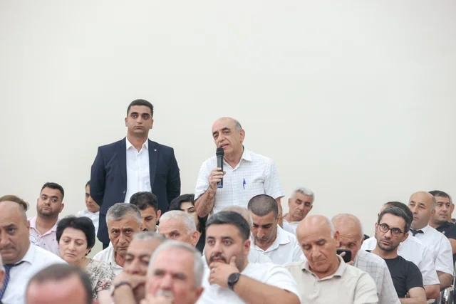 Sahibkarlarla növbəti görüş Mingəçevir şəhərində təşkil olunub - FOTO