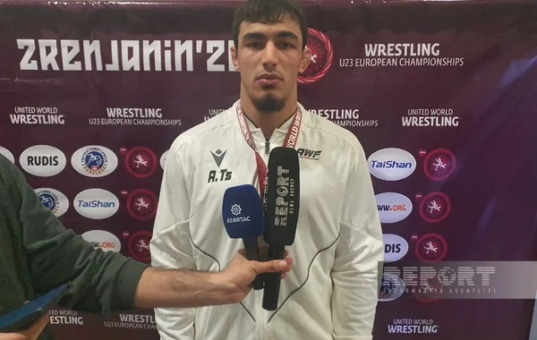 Ali Tsokayev: "Avropada qazandığım ilk qızıl medaldır"