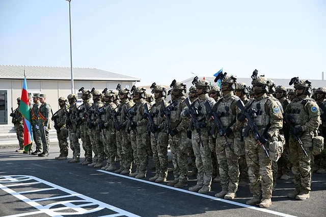 Xocavənddə Azərbaycan, Türkiyə və Özbəkistan birgə hərbi təlimlərinin açılış mərasimi olub - Foto - Video